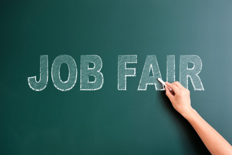 writing job fair on blackboard